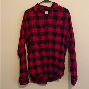 Gap Men’s Plaid Button Down Shirt